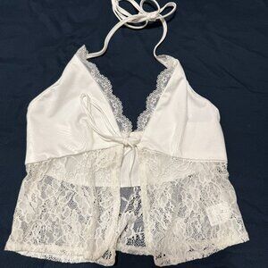 Lacey Front Tied Top